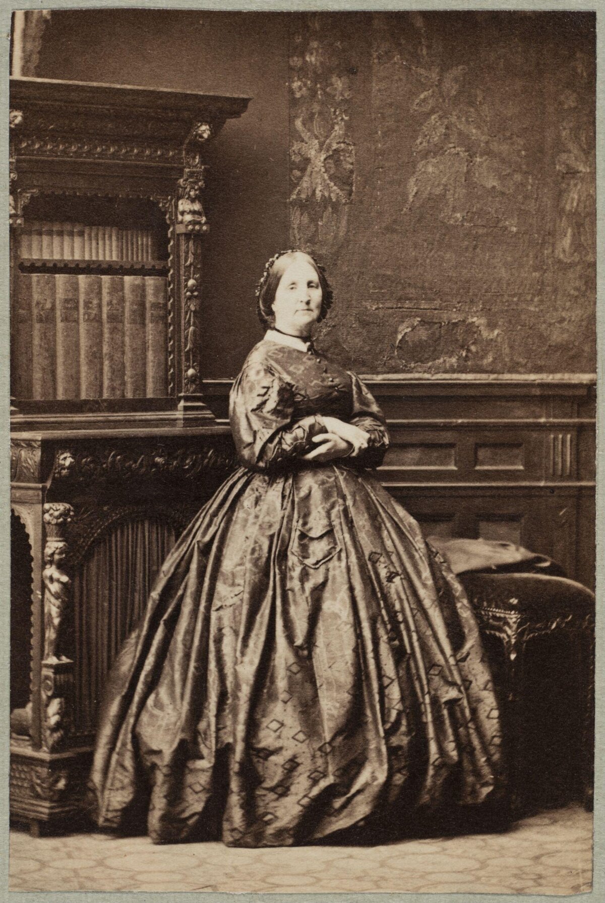 Victorian Woman Studio Portrait