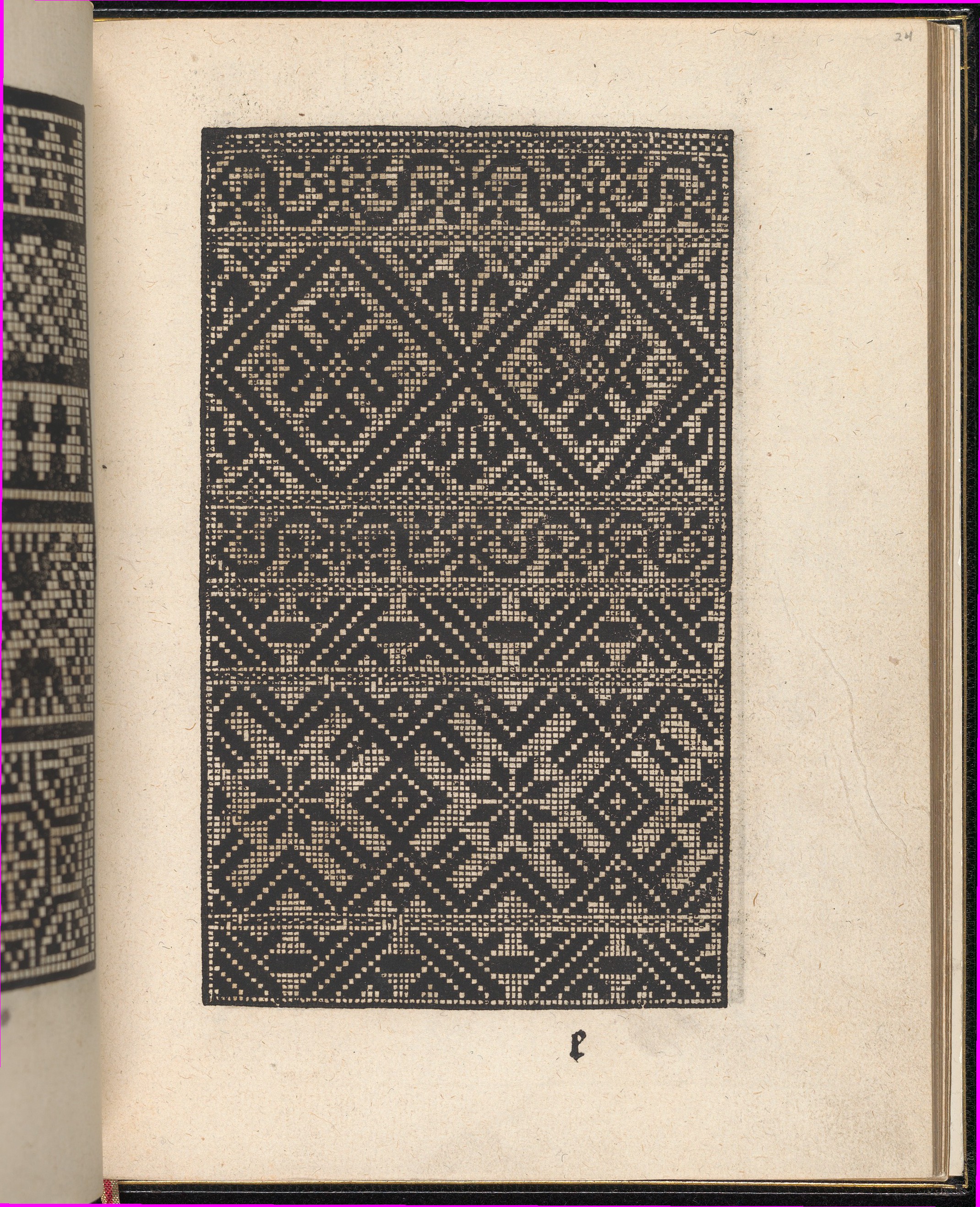 Vintage Geometric Needlework Pattern